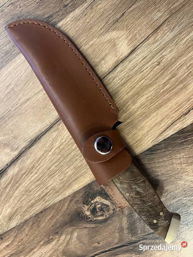 Nóż damascen outdoor handmade NOWY warmińsko-mazurskie Mrągowo