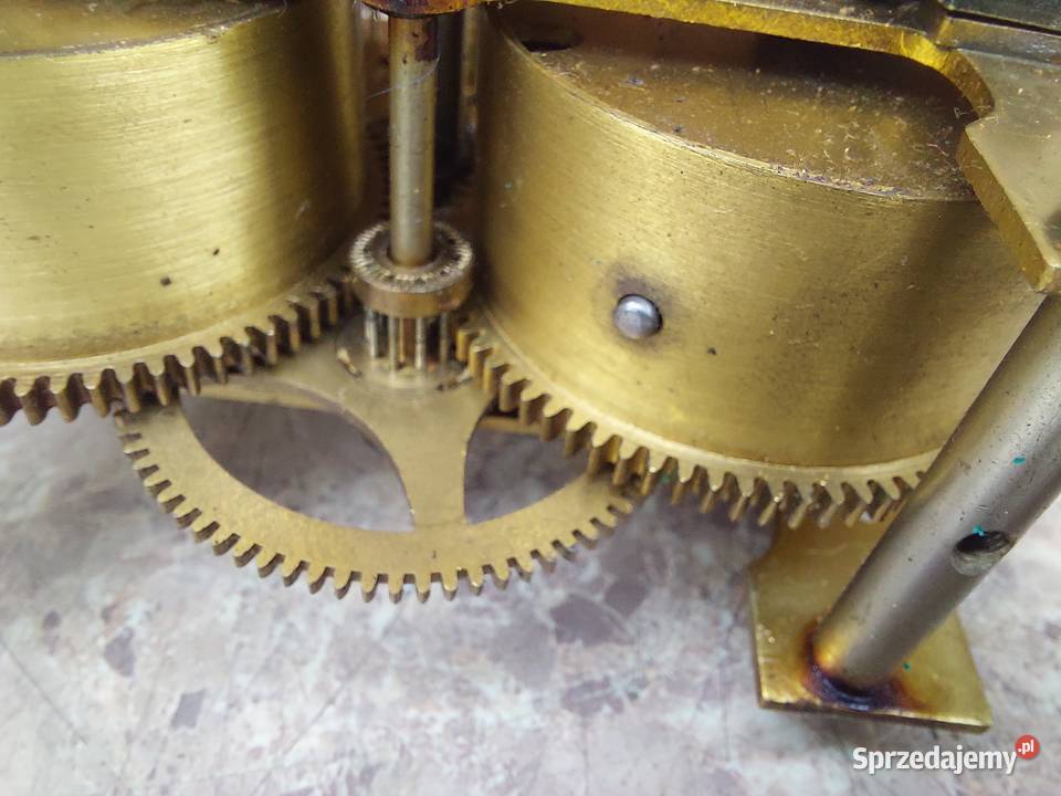 759 Mechanizm starego zegara Gustav Becker GB Tczew sprzedam