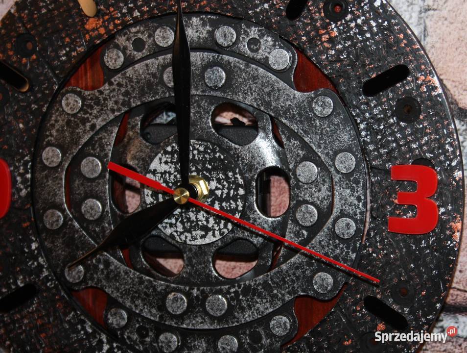 Zegar loft Metal Drewno Scrap metal Art Dębica sprzedam