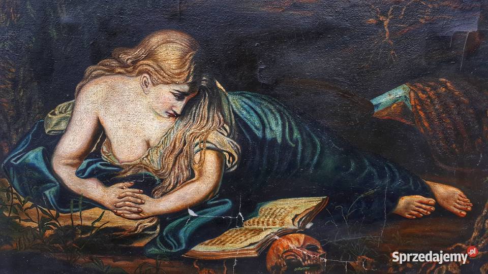 Obraz olejny płótno Lwówek Śląski sprzedam