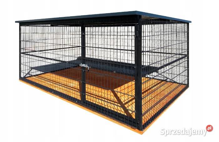 Kojec psa 3x2m profil 40x40 dach blacha