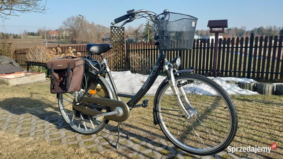 Holenderski rower spalinowy z silnikiem Sachs Miejskie Brodnica