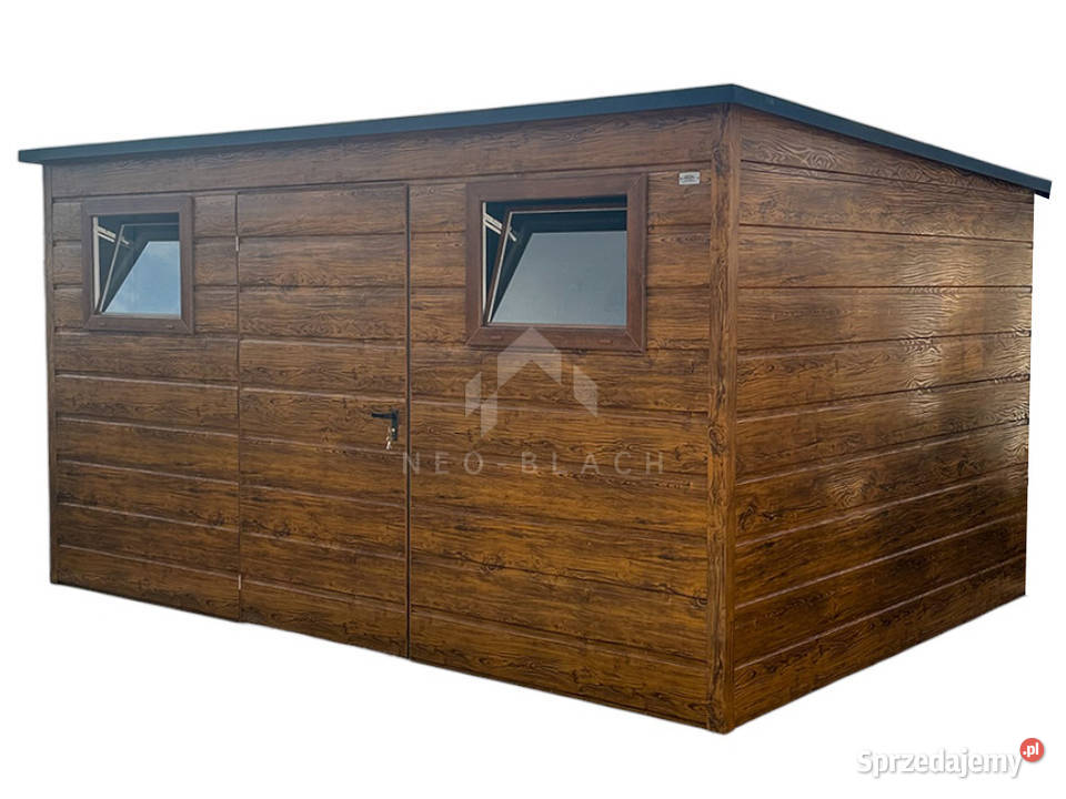 Schowek Domek Ogrodowy 35x2m 2x Okno Ciemny pomorskie Malbork