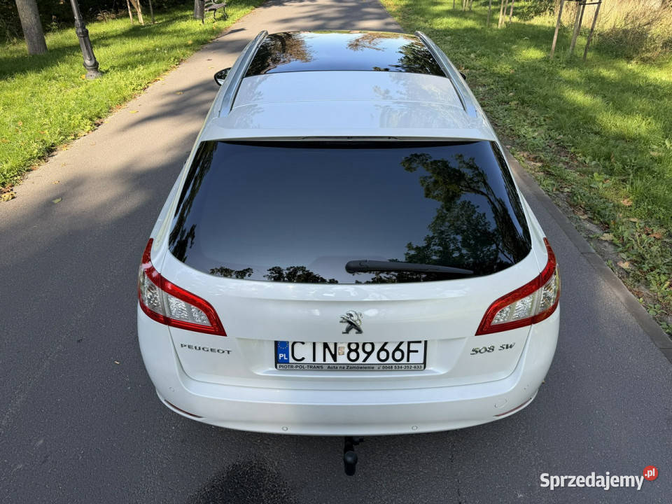 Peugeot 508 SW SW 20 HDi 163 Navi Panorama Xenon biały kujawsko-pomorskie