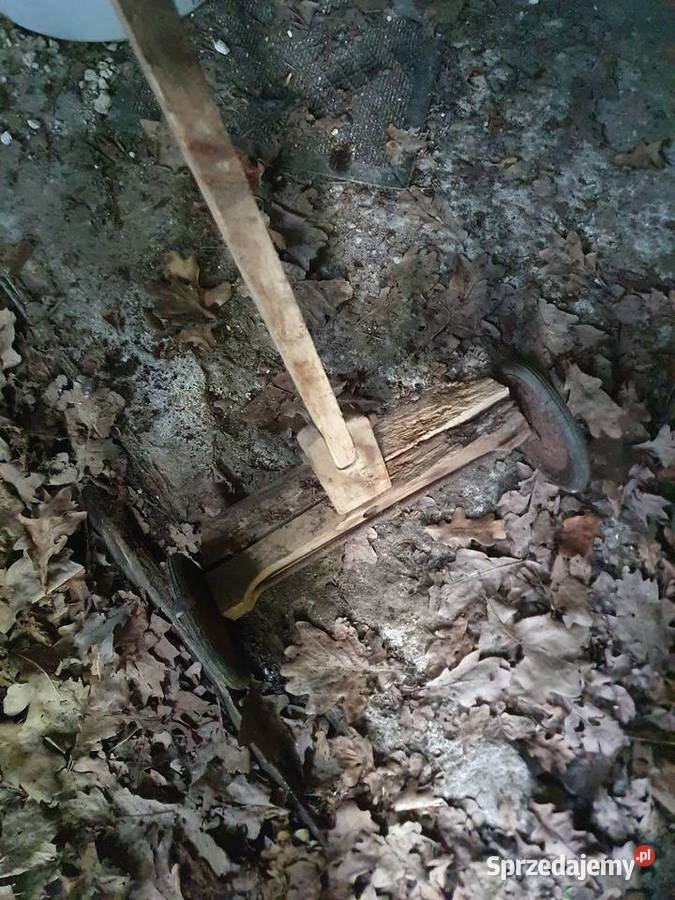 Drewniany zabawkowy część wózek kołowy dyszel z Warszawa sprzedam