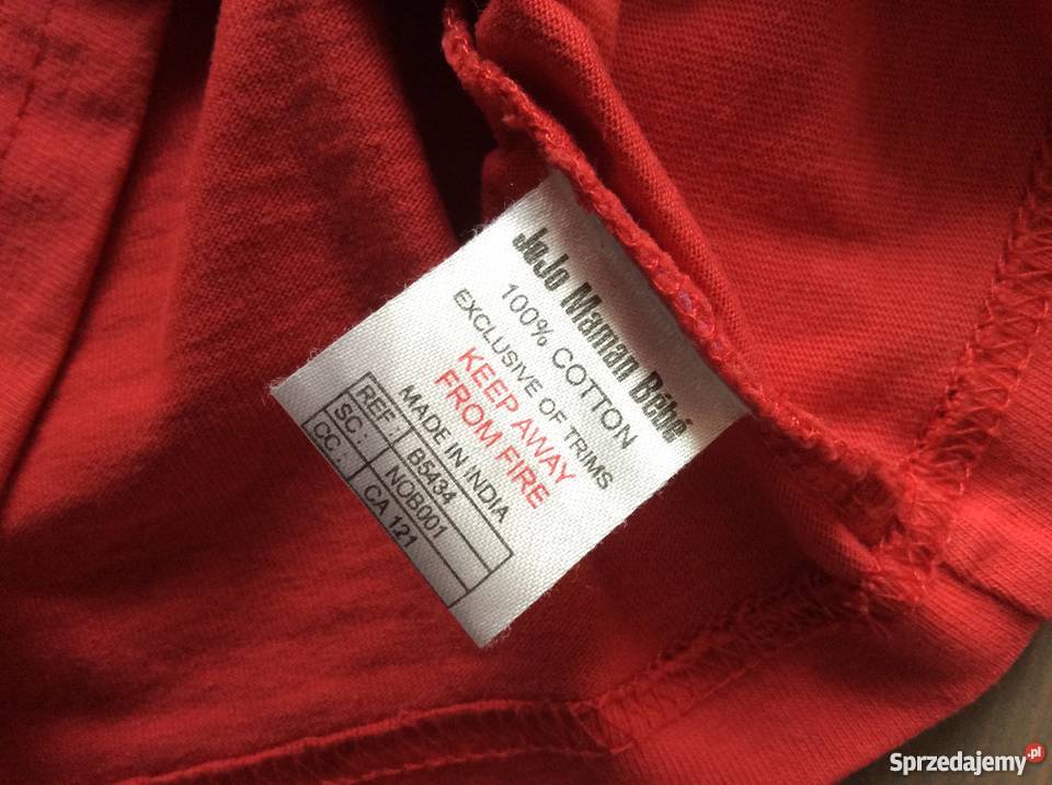 Bluzeczka marki JoJo Maman Bebe 612 mcy logo Chorzów