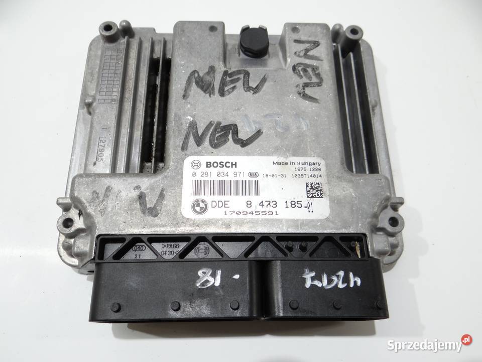 KOMPUTER STEROWNIK SILNIKA BMW X1 F48 B47C20A Strzyżewice