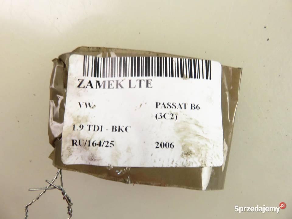 ZAMEK LEWY TYLNY VW PASSAT B6 3C4839015A małopolskie