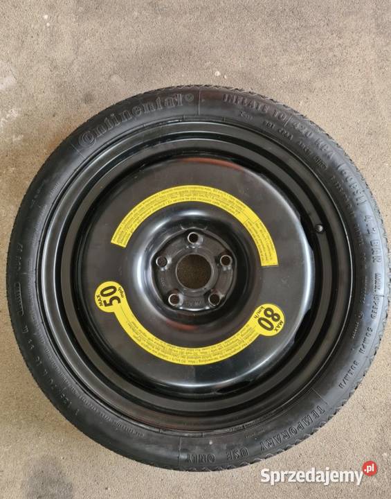Koło dojazdowe R 18 zapasowe VW Golf Steklno