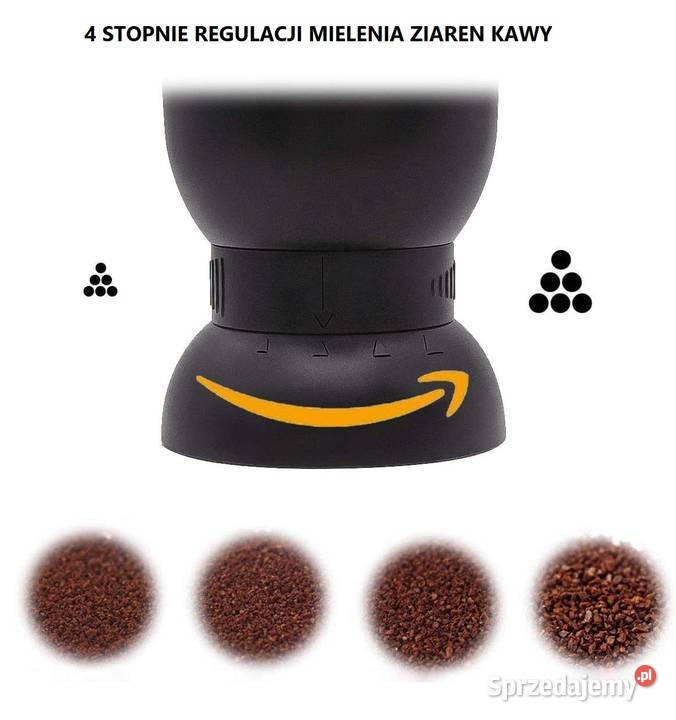 ręczny MŁYNEK DO KAWY ceramiczne żarno czarny Zielonka sprzedam