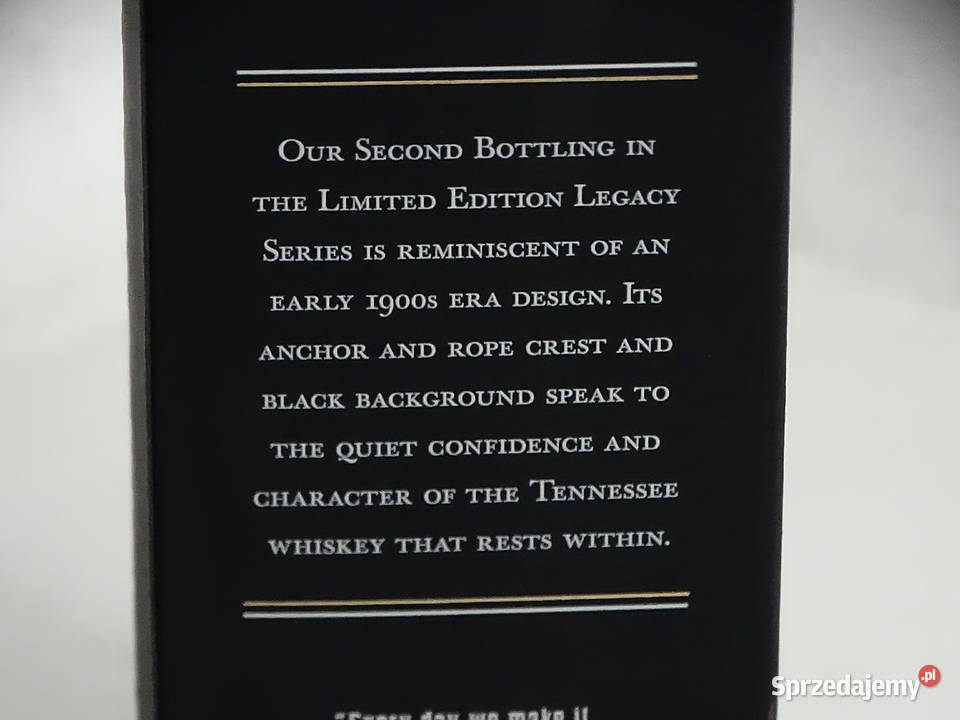 Pudełko Kartonik Jack Daniels Legacy Edition 2 lubelskie Biłgoraj