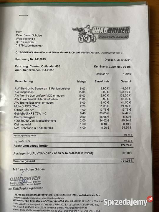 Can am 650 Motocykle, skutery, quady świętokrzyskie sprzedam