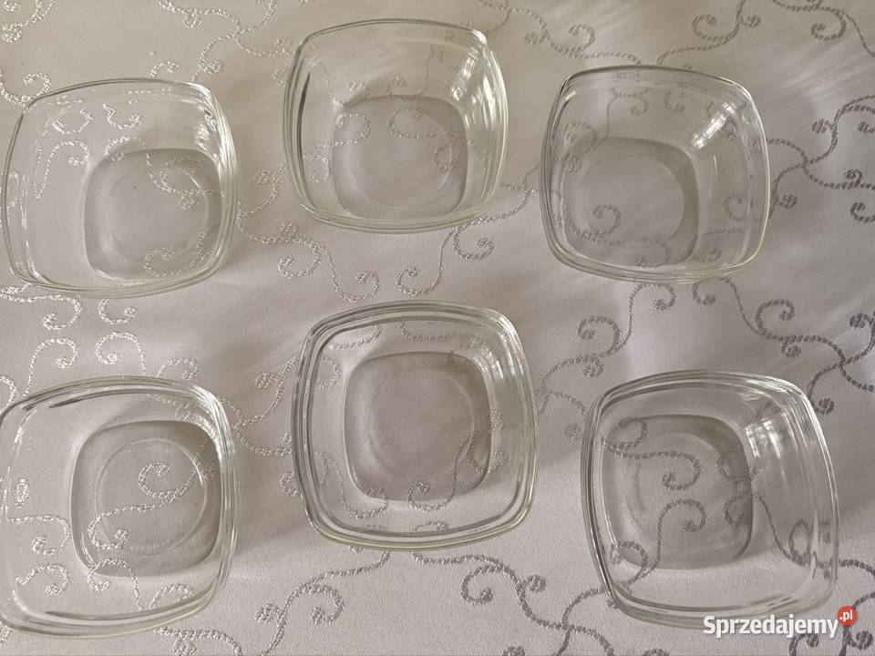 DURALEX Salaterki 200 ml 6 Grube Szkło Vintage przezroczysty śląskie Czerwionka-Leszczyny