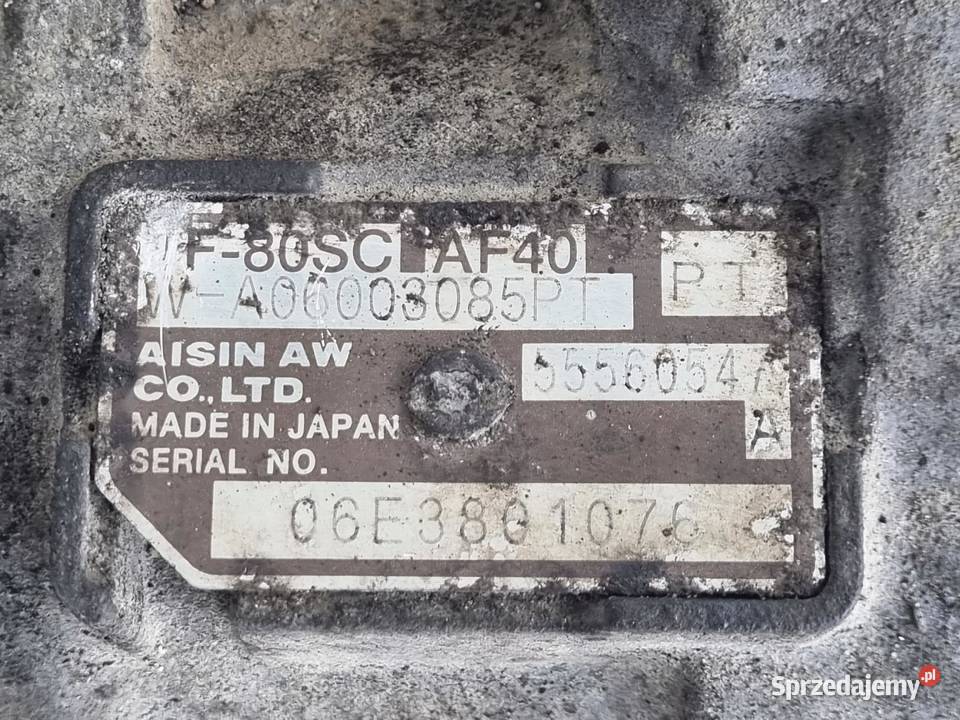 AUTOMATYCZNA SKRZYNIA BIEGÓW Saab 93 93 II 19 Rudka