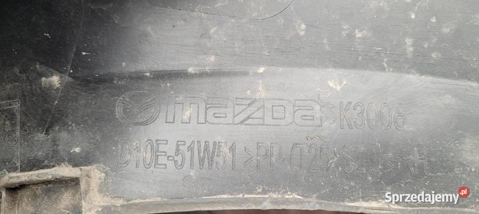 LISTWA NAKŁADKA BŁOTNIKA PRAWY TYŁ MAZDA CX3 Ruda Śląska