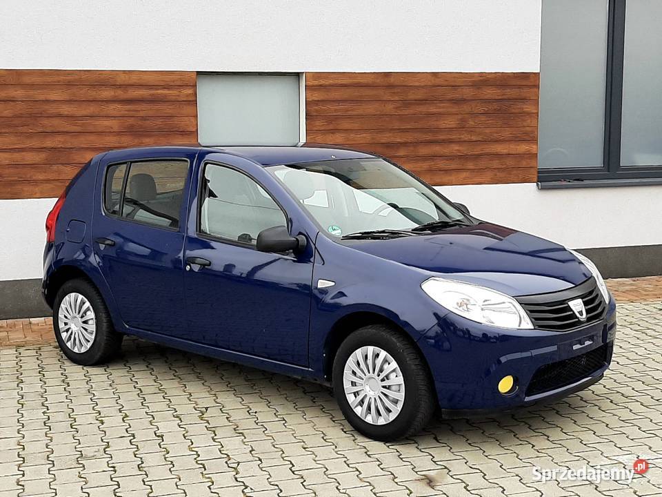 Ładna Dacia Sandero 14 8v MPI 2010 Niski 75KM Zduńska Wola