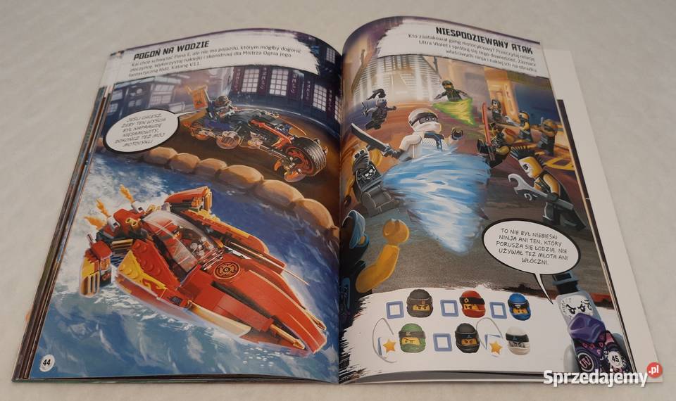 Lego Ninjago Naklejaj i Walcz Ameet Książeczki Książki dla dzieci Czeladź