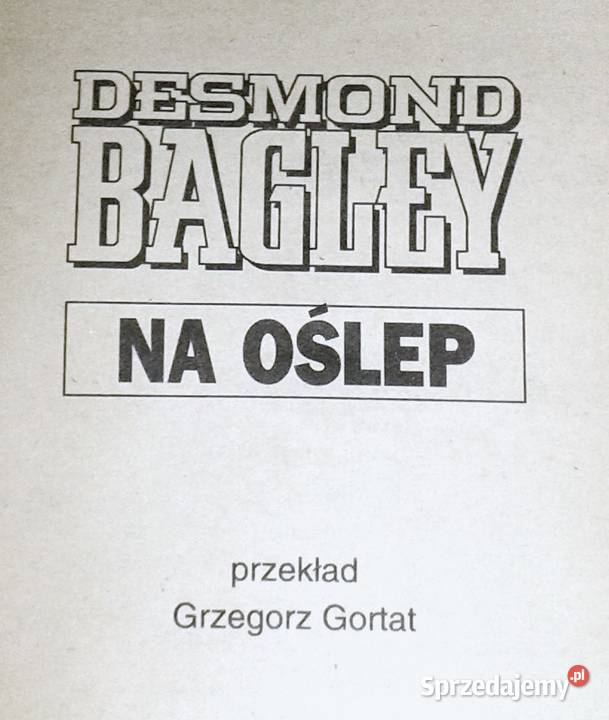 Na oślep Desmond Bagley