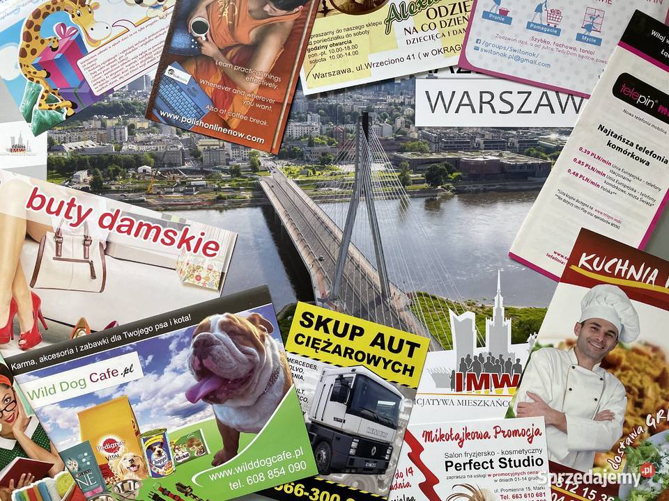 Projekt graficzny ulotka wizytówki baner i inne mazowieckie Warszawa