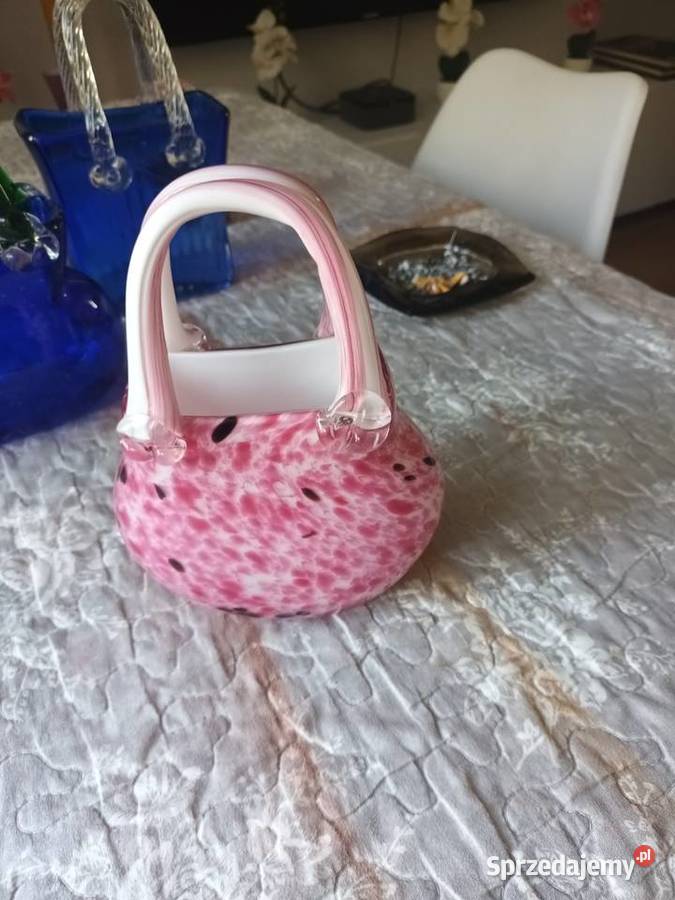 Mam do sprzedania szklane torebki Murano 300 Porcelana i szkło Malbork
