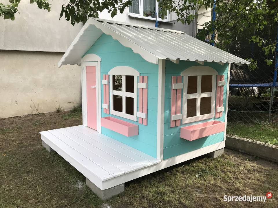 Plac zabaw, drewniany domek, małpi gaj Warszawa ...