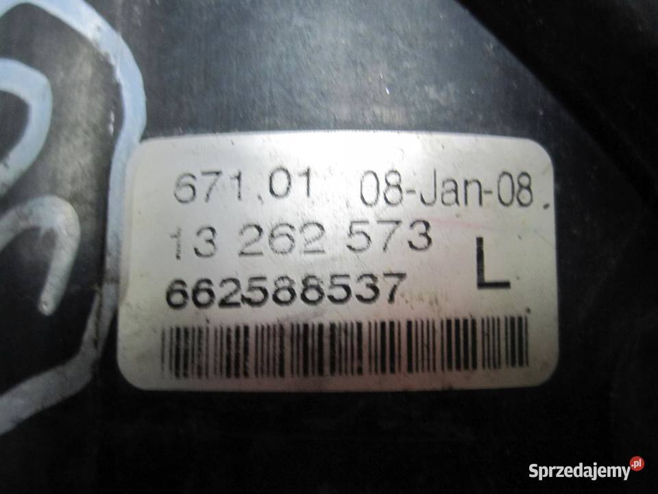 OPEL CORSA D 08r halogen lewy przód 13262573