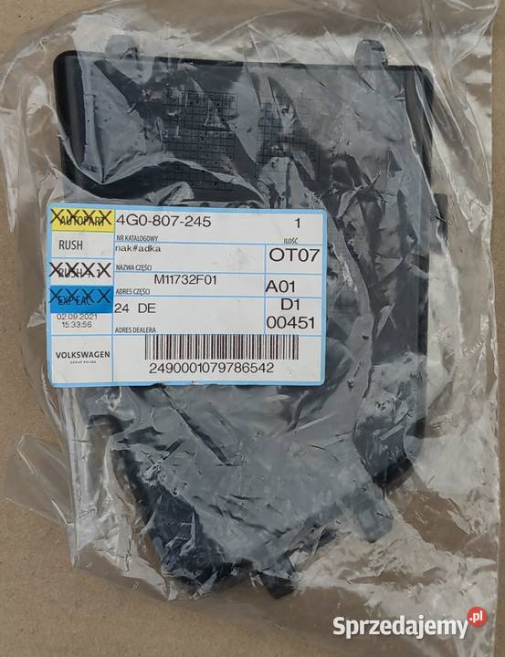 4G0807245 Audi A6 nakładka zderzaka strona lewa Zderzaki Rożnów