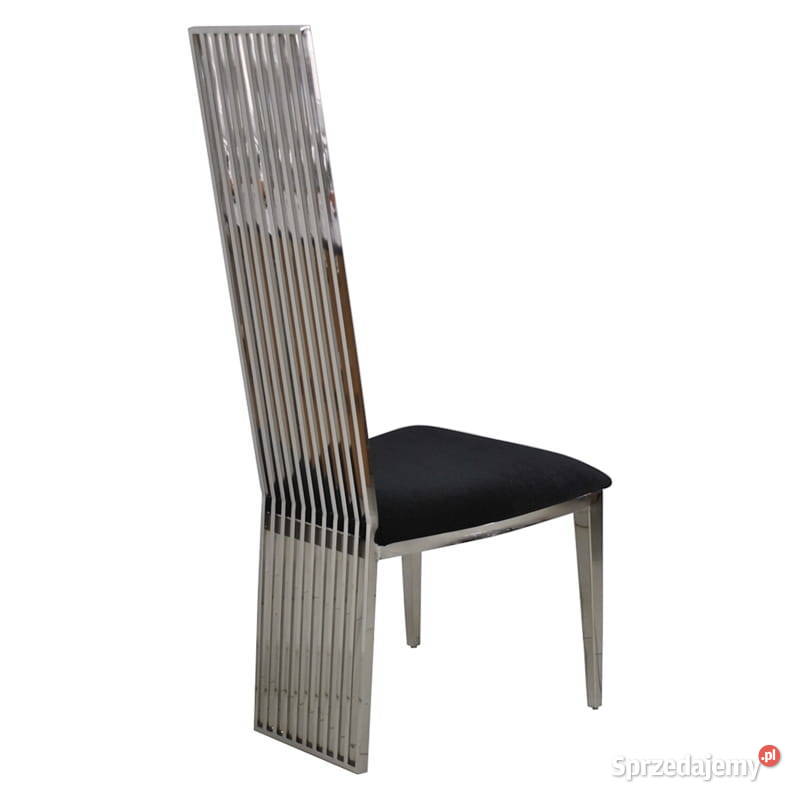 Krzesło glamour Parker nowoczesne białe czarne mazowieckie Warszawa