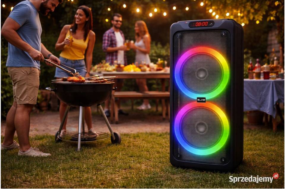 GŁOŚNIK BLUETOOTH USB SD KARAOKE MIKROFON DJ Białystok