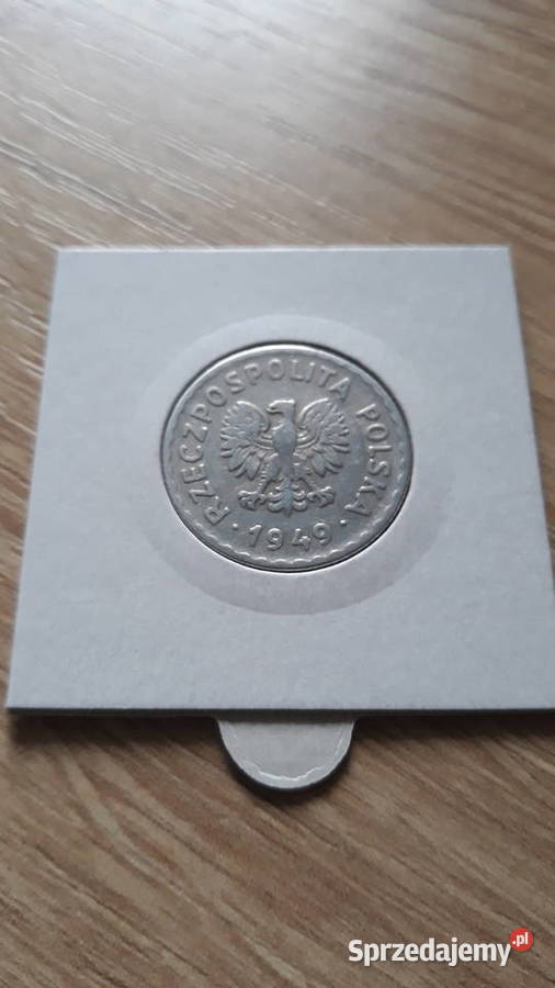 1 złoty 1949 r Aluminium 5 Konin