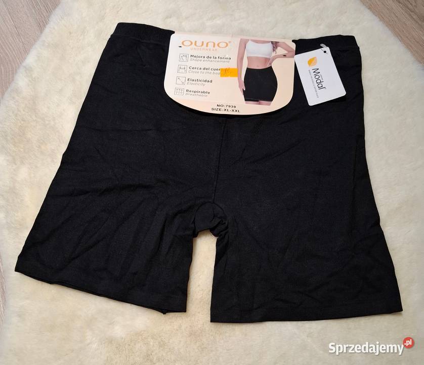 Czarne majtki z nogawką Modal XLXXL Kielce