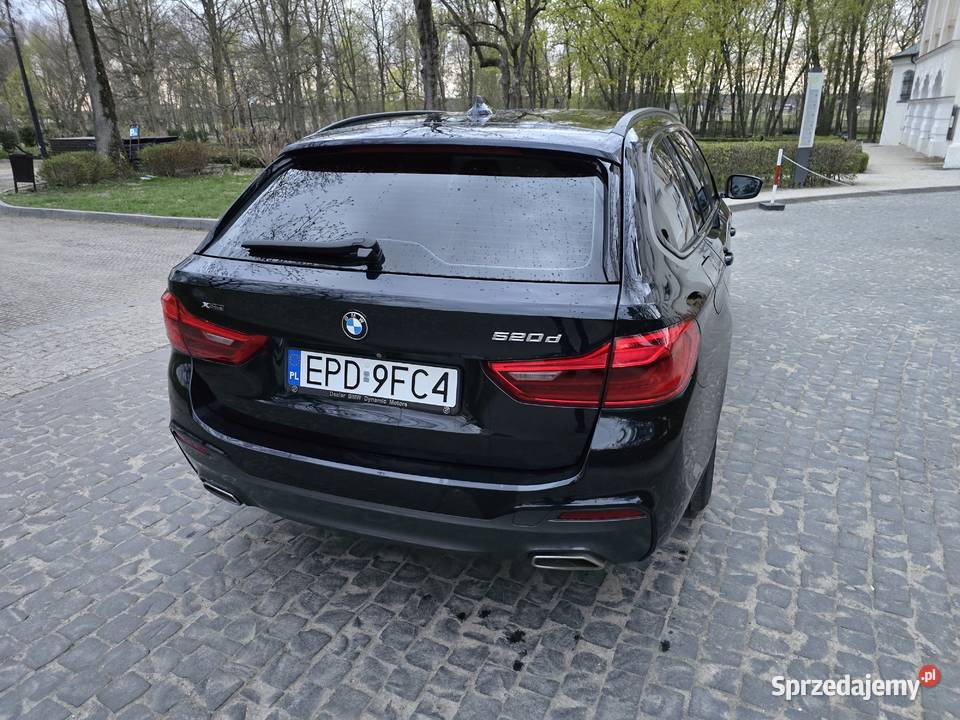 BMW 5 G31 520D Mpakiet Xdrive 2019 salon aso Rok produkcji 2019 Poddębice sprzedam