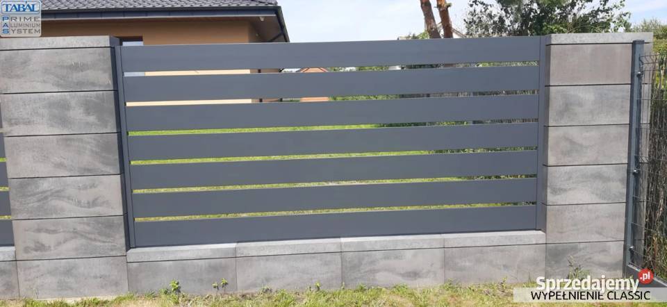 Nowoczesne ogrodzenia ALUMINIUM poziome pionowe Lublin