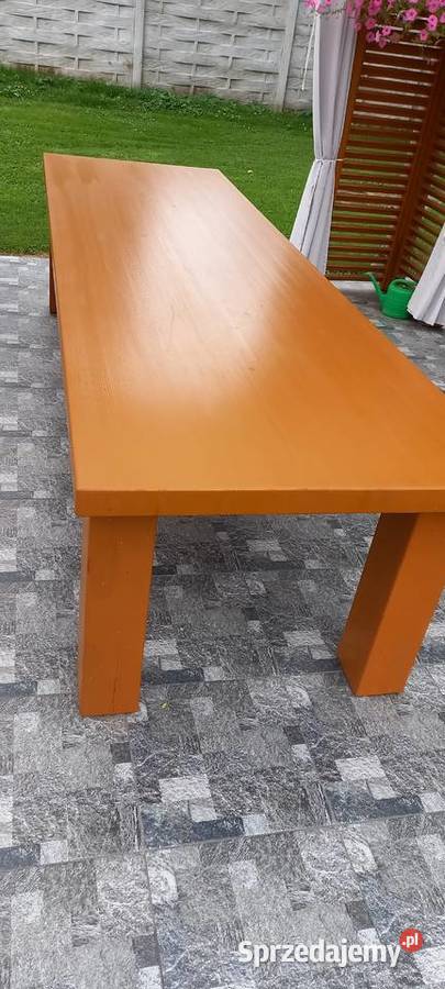meble ogrodowe stół 300x90x6 klejonka BSH opolskie Błotnica Strzelecka