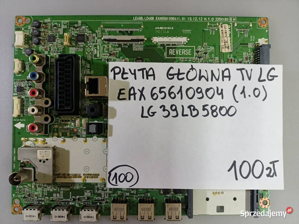 Płyta główna tv LG EAX6561090410 Części i akcesoria Głogoczów
