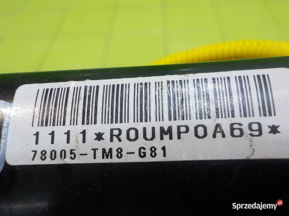 HONDA INSIGHT II 12r HB 5D AIRBAG poduszka osobowe