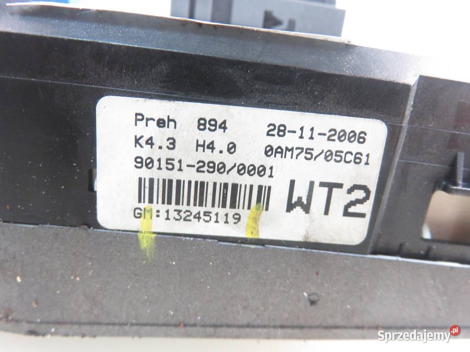 KLIMATRONIK OPEL ZAFIRA B A05 13245119 osobowe