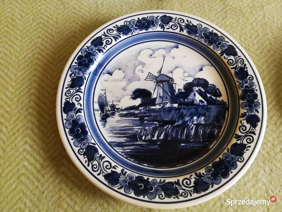 Talerze ścienne Delft Royal Goedewaagen RĘCZNIE zachodniopomorskie Szczecin