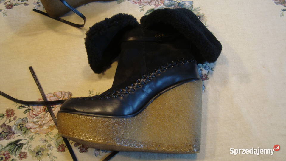 Botki na koturnie COACH York USA sprzedam