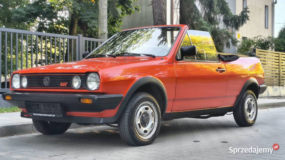 VOLKSWAGEN POLO GT BIEBER CABRIO 75 1984 to benzyna sprzedam