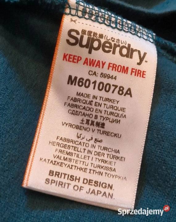 Superdry Lekka Bluza Młodzieżowa Longsleeve Kraków sprzedam