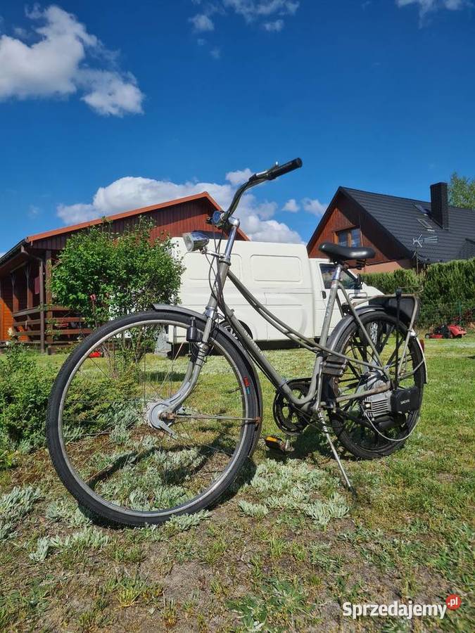 Rower z silnikiem sparta 2t retro vintage Lublin