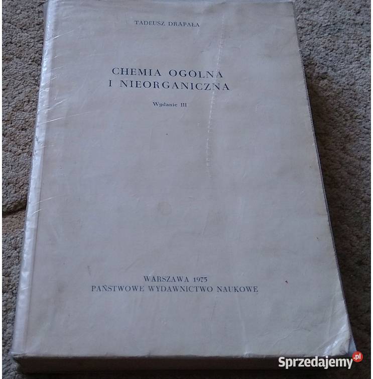 Chemia ogólna i nieorganiczna Tadeusz Drapała pomorskie Gdańsk