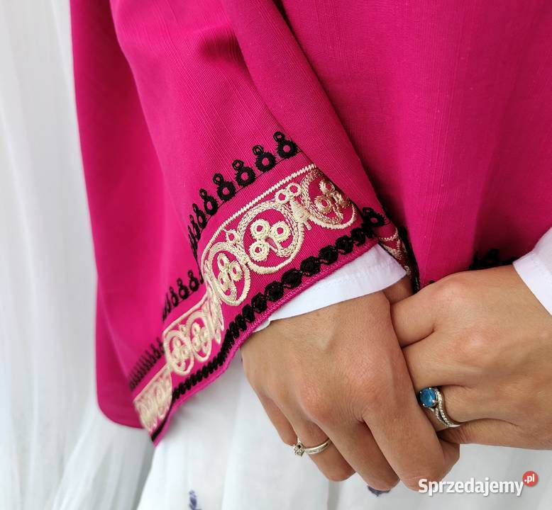 Różowy szal chusta orient indyjski szalik hijab Dodatki Szczecin sprzedam