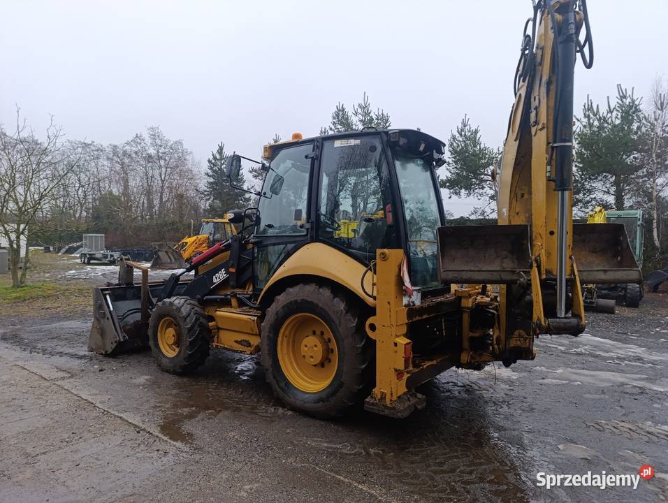 Koparko Ładowarka Cat 428 E 2007 Zamiana JCB