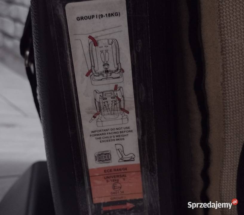 fotelik samochodowy 0 18 Fun Baby Gabi szary Libiąż