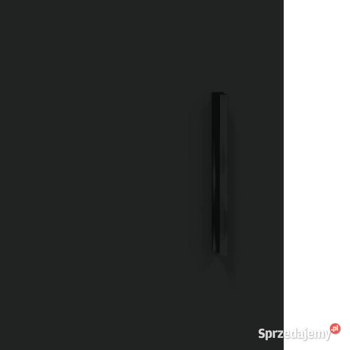 Szafka wisząca czarna 695x34x90 materiał Warszawa