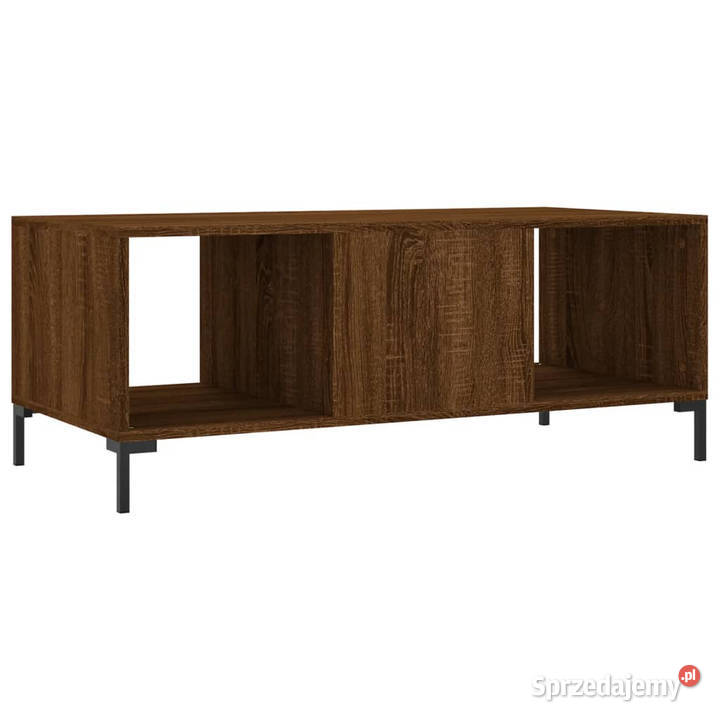 Stolik kawowy brązowy dąb 102x50x40 WM829307 Warszawa