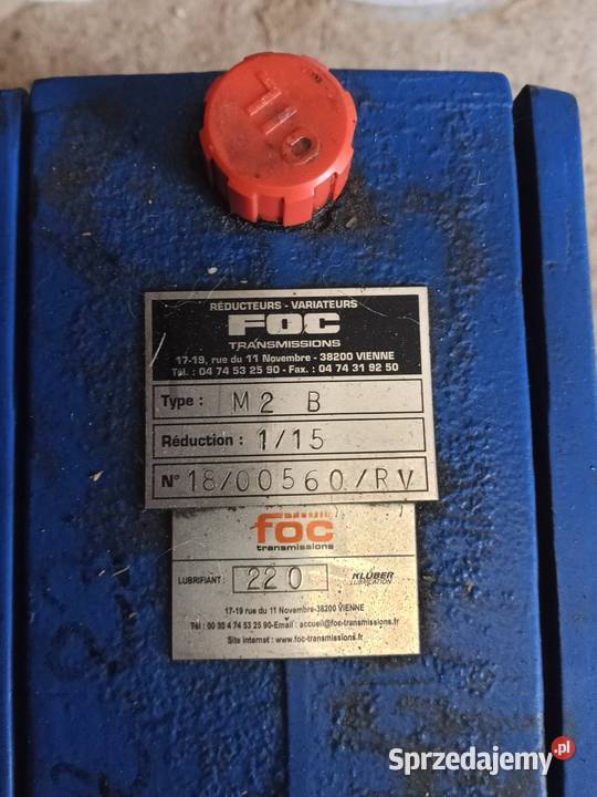 Przekładnia FOC 1 do 15 sprawna podkarpackie Cieszacin Mały