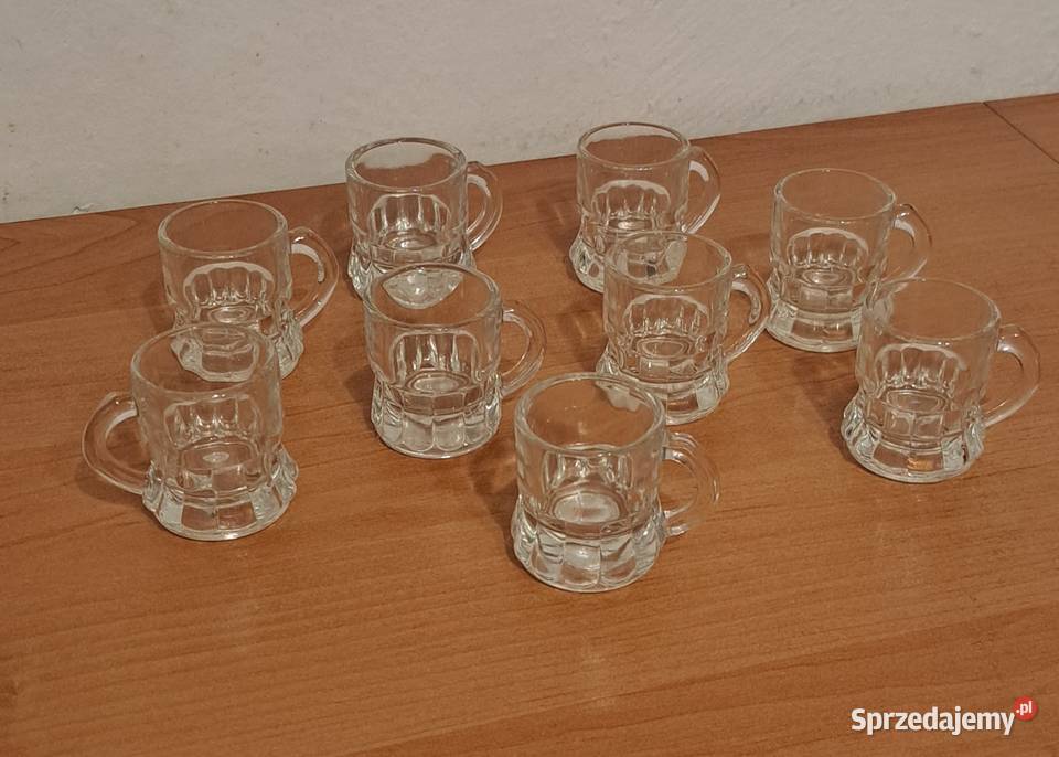 kieliszki kufelki szklane na wódkę likier mazowieckie Warszawa